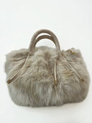Borsa peluche strass