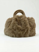Borsa peluche strass
