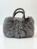 Borsa peluche strass