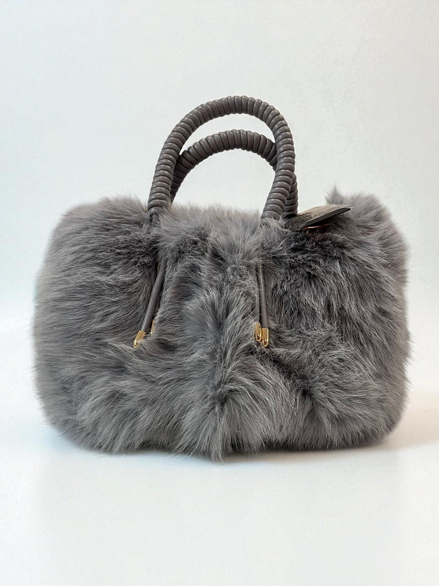 Borsa peluche strass