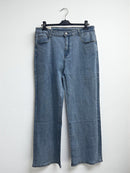 Jeans gocce strass chiaro