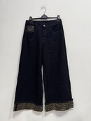Jeans dettaglio maculato