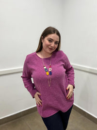 Blusa pile di viscosa