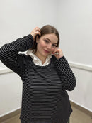 Polo camicia righe