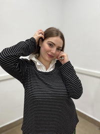 Polo camicia righe