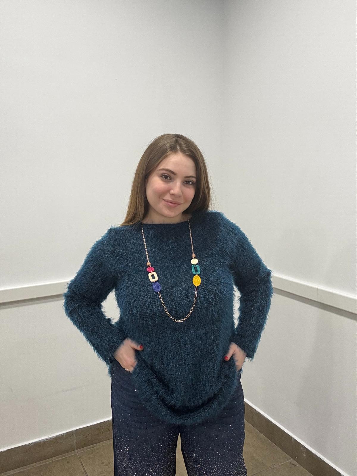 Maglione peloso
