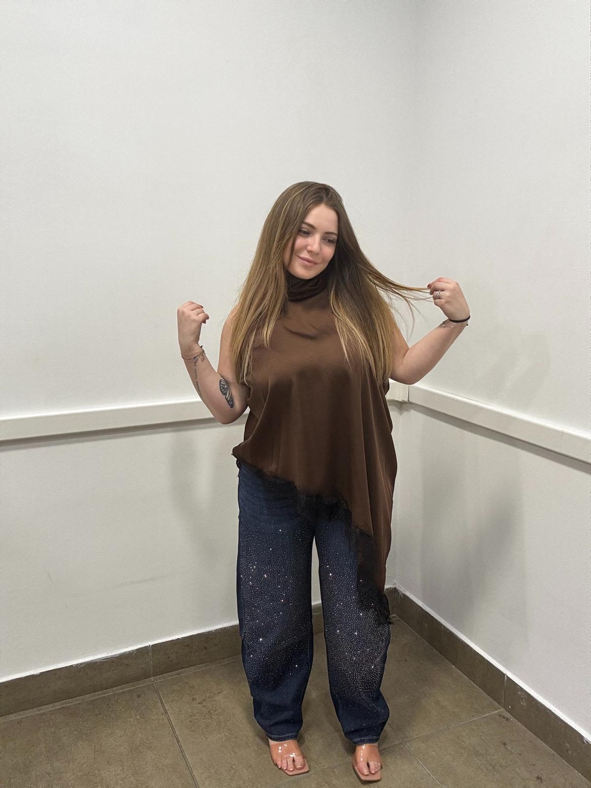 Jeans diamond scuro