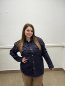 Camicia jeans cotone