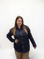 Camicia jeans cotone