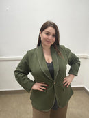 Giacca soft ricamata