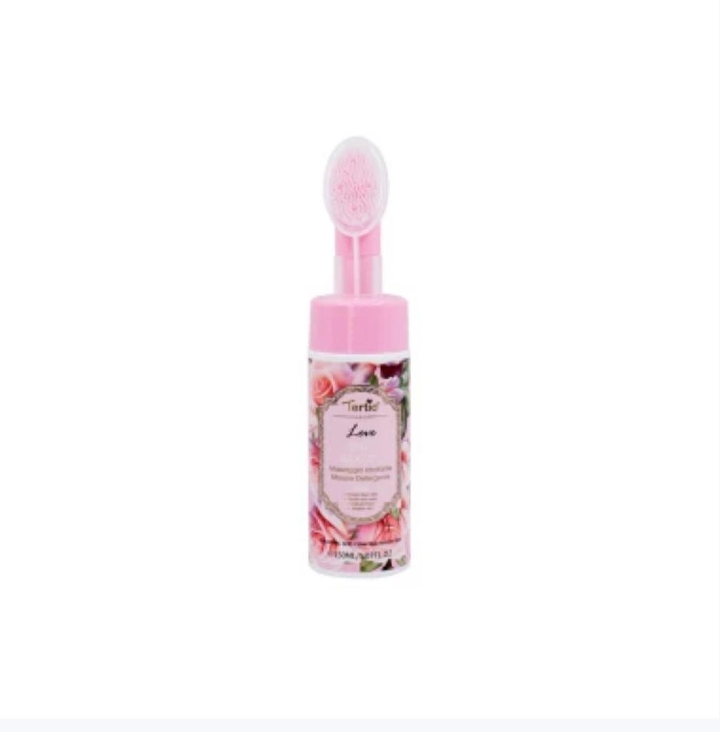 Mousse detergente idratante alle rose