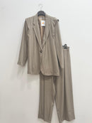 Tailleur gessato foderato