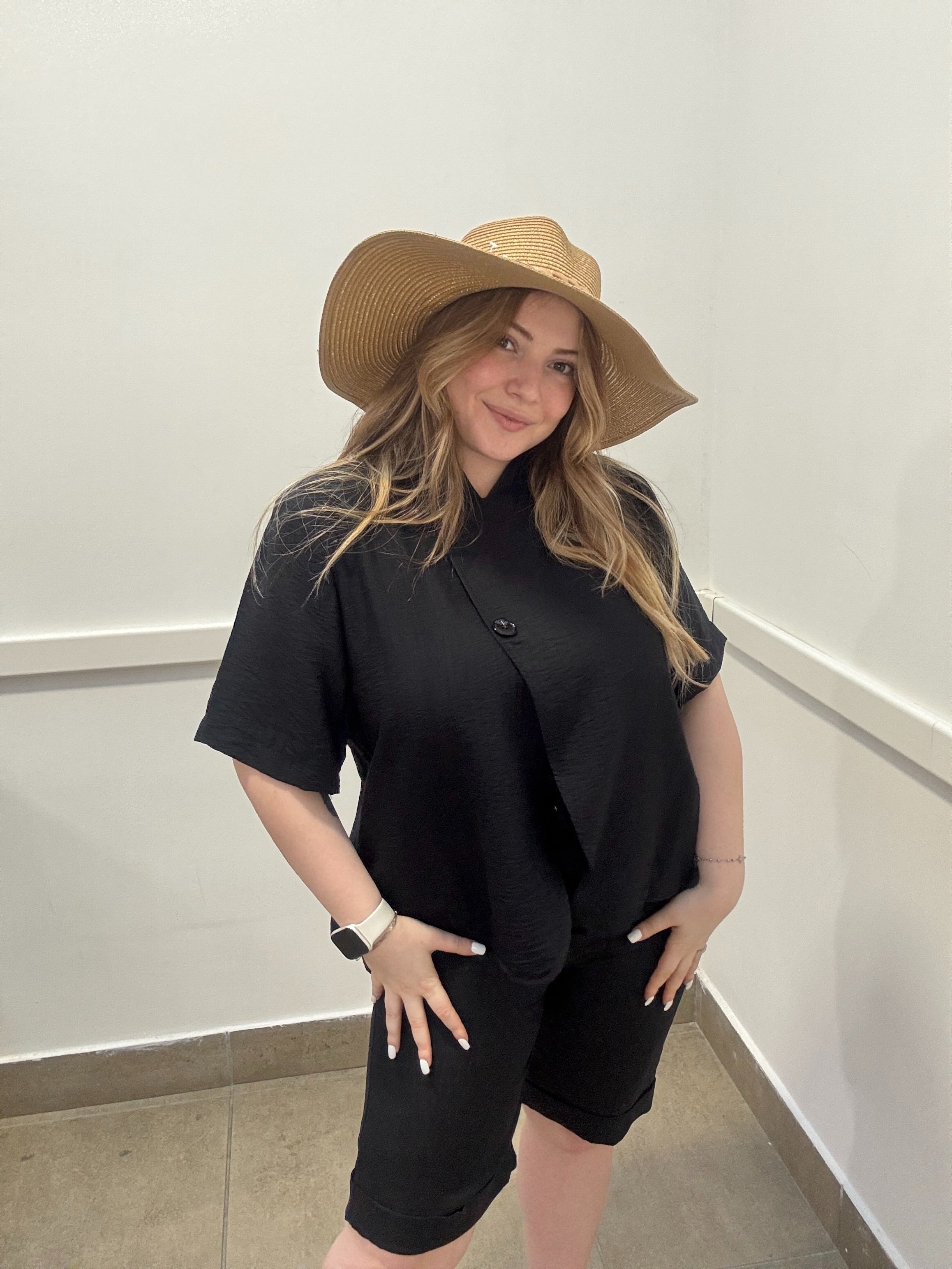 Camicia Yuki + Bermuda sartoriale puro Lino